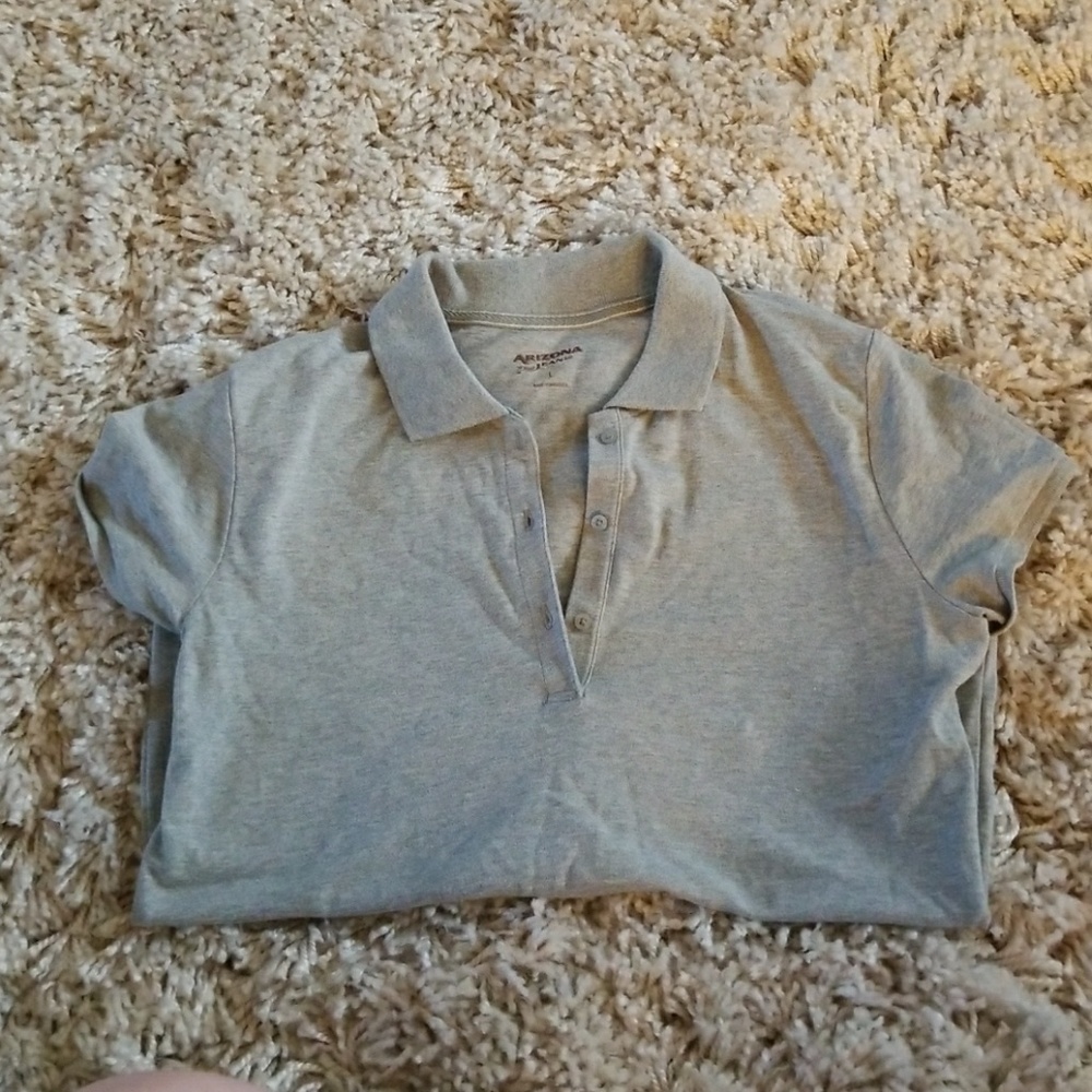 Arizona Polo Tee Gray Large